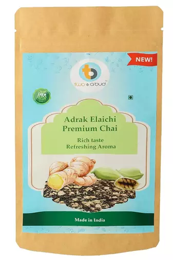 Two & A Bud Adrak Elaichi Premium Chai (200g)