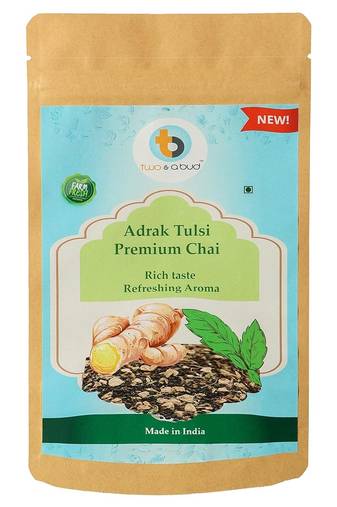 Two & A Bud Adrak Tulsi Premium Chai (200g)