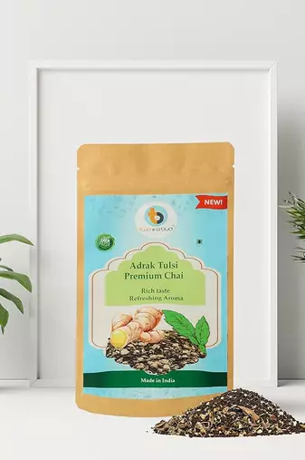 Two & A Bud Adrak Tulsi Premium Chai (200g)