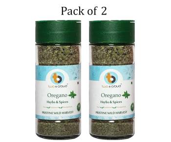 Two & A Bud Organic Oregano Flakes - Pack of 2 1