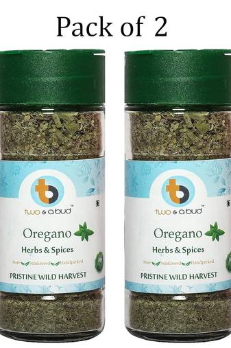 Two & A Bud Organic Oregano Flakes - Pack of 2