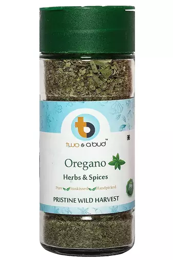 Two & A Bud Organic Oregano Flakes - Pack of 2