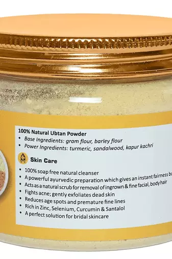 Two & A Bud 100% Pure Natural & Original Haldi Chandan Ubtan Powder|For Glowing Face and Skin