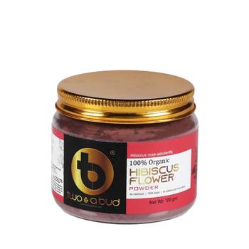 100% Organic Pure & Natural Hibiscus Flower Powder For Men Women Skin and Hair cleanser (Pack of 3, 300g) 1