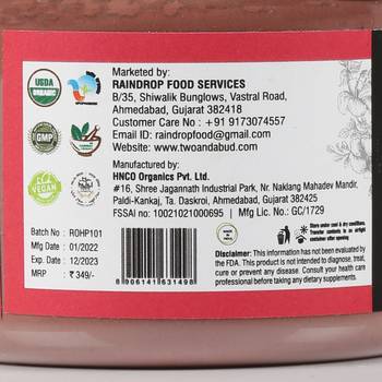 100% Organic Pure & Natural Hibiscus Flower Powder For Men Women Skin and Hair cleanser (Pack of 3, 300g) 4