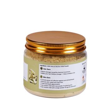 99% Original Pure & Natural Multani Mitti Powder|Fuller's Earth For Men Women Facial Body Cleanser 2