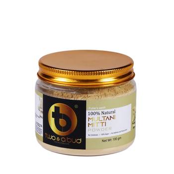 99% Original Pure & Natural Multani Mitti Powder|Fuller's Earth For Men Women Facial Body Cleanser (Pack of 3, 300g) 1