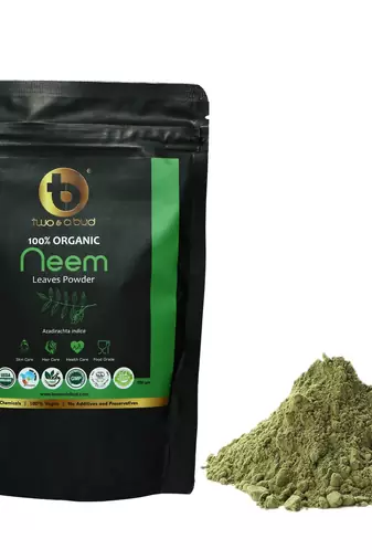 100% Organic Pure & Natural Neem Leaves Powder Hair Care and Skin Cleanser (Pack of 1, 200g)