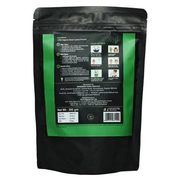 100% Organic Pure & Natural Neem Leaves Powder Hair Care and Skin Cleanser (Pack of 1, 200g) 3