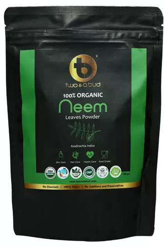 100% Organic Pure & Natural Neem Leaves Powder Hair Care and Skin Cleanser (Pack of 3, 600g)
