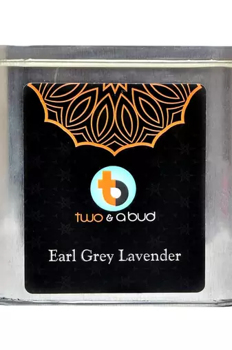 Two & a Bud Earl grey lavender Black Tea | Natural Whole Leaf Tea | Aromatic floral tea
