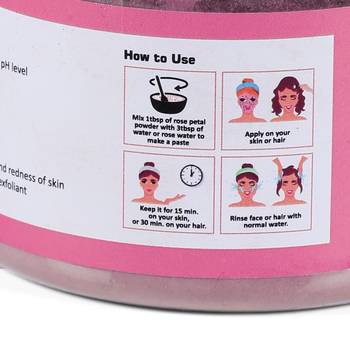 100% Natural Pure & Original Rose Petal Powder|Rosa centifolia For Men Women skin cleanser (Pack of 3, 150g) 3