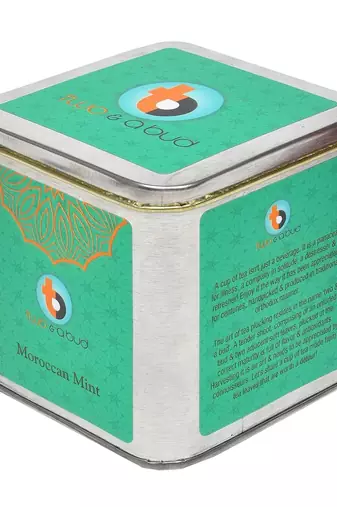 Two & a bud Moroccan Mint Green Tea | Green Tea | Whole Leaf Loose Tea| Boosts Immunity