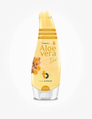 Turmeric Aloe Vera Gel|99% Pure Natural Aloe Vera|For All Skin & Hair Types|No Parabens & Silicones|Vitamin E enriched 1