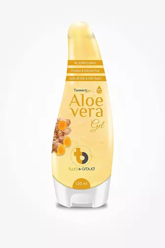 Turmeric Aloe Vera Gel|99% Pure Natural Aloe Vera|For All Skin & Hair Types|No Parabens & Silicones|Vitamin E enriched