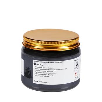 100% Pure Natural & Original Activated Charcoal Powder|Sourced from Bamboo wood For Men Women Skin cleanser 2