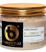 100% Natural Sandalwood Swetchandan Powder|Santalum album|For Glowing Face and Skin (Pack of 1, 80g)