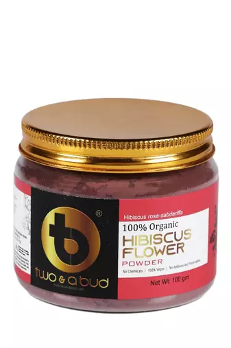100% Organic Pure & Natural Hibiscus Flower Powder For Men Women Skin and Hair cleanser (Pack of 1, 100g)