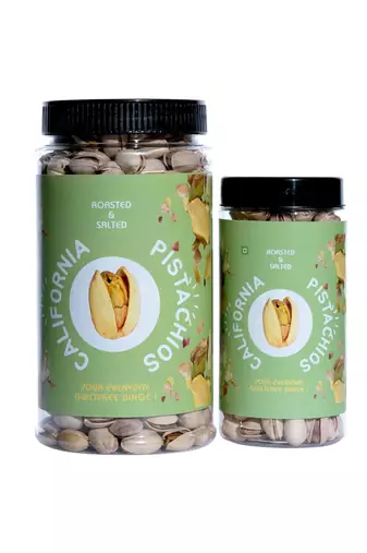 Premium Californian Roasted & Salted Pistachios | Pista Dry fruit | Crunchy and Nutritious | 200g