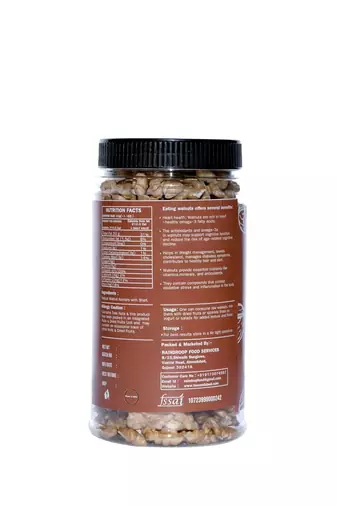 Two & A Bud Natural Walnut kernels | Rich in Proteins & Antioxidants | Akhrot Dry fruit | 500g
