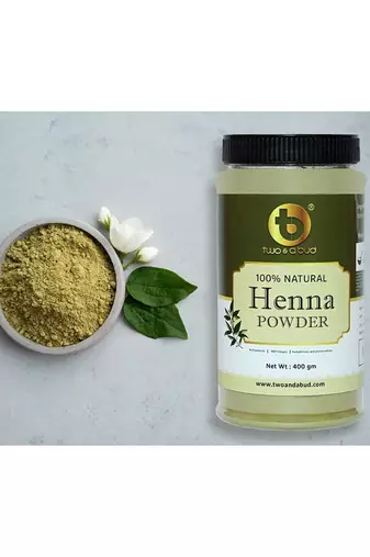 Two & A Bud Natural Henna Powder | Hair Colour and Hair growth | Lawsonia Inermis | 150 g