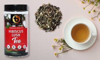 Two & A Bud Hibiscus Flower Tea | Caffeine free Herbal Tea | Syrups, Cocktails, Iced Tea | 240 g 4