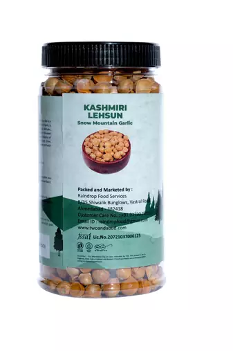 Organic Kashmiri Garlic (Lehsun)|Snow Mountain Single Clove Garlic|Allium Sativum for Strong Immunity and Diabetes|500 g