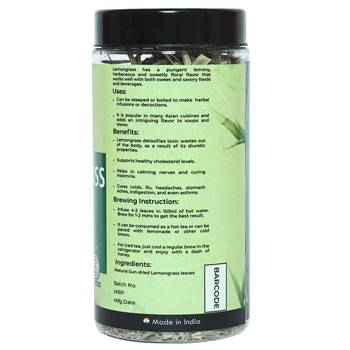 Two & A Bud Lemongrass Tea | Caffeine free Herbal Tea | Boosts metabolism | 50 g - 25 cups 2