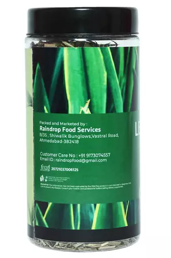 Two & A Bud Lemongrass Tea | Caffeine free Herbal Tea | Boosts metabolism | 50 g - 25 cups