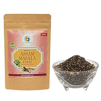Two & A Bud Assam Masala Chai | Strong flavour | Boosts Immunity | Enriched with 6 spices (100g) 3