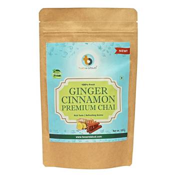 Ginger Cinnamon Premium Chai | Strong flavour | Boosts Immunity | Enriched with spices (100g) 2