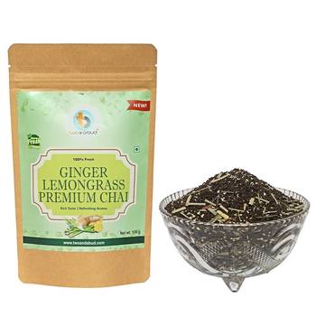 Ginger Lemongrass Premium Chai | Strong flavour | Boosts Immunity | Enriched with spices (100g) 2