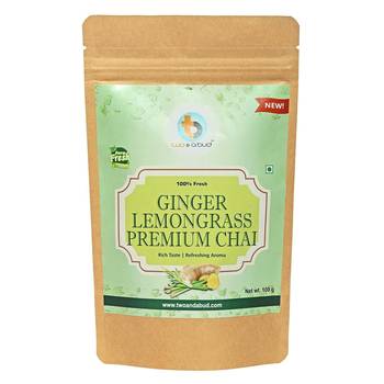 Ginger Lemongrass Premium Chai | Strong flavour | Boosts Immunity | Enriched with spices (100g) 4
