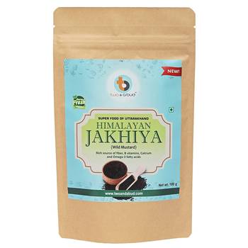 Two & A Bud Jakhiya Seeds | Superfood of Uttarakhand | Cleome Viscose | Wild Mustard Seeds (100g) 1