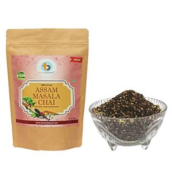 Two & A Bud Assam Masala Chai | Strong flavour | Boosts Immunity | Enriched with 6 spices (250g) 1