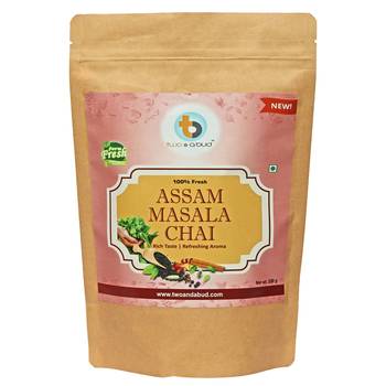 Two & A Bud Assam Masala Chai | Strong flavour | Boosts Immunity | Enriched with 6 spices (250g) 2
