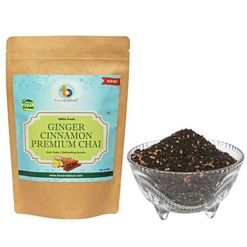 Ginger Cinnamon Premium Chai | Strong flavour | Boosts Immunity | Enriched with spices (250g) 1
