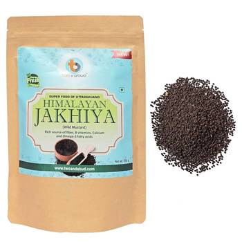 Two & A Bud Jakhiya Seeds | Superfood of Uttarakhand | Cleome Viscose | Wild Mustard Seeds (250g) 1