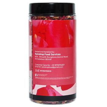 Two & A Bud Rose Flower petals Tea | Sun dried | For Beautiful Hair and Skin | 80 g - 80 cups 3