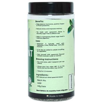 Spearmint Tea|Helps in PCOD, PCOS, Hormonal imbalance and reduces unwanted facial hair|30 g-15 cups 2