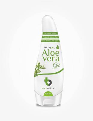 99% Pure Natural Tea Tree Aloe Vera Gel For All Types Of Skin & Hair To Hydrate and Soothes Irritated Skin 1