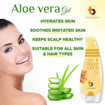 99% Pure Natural Turmeric Aloe Vera Gel For All Types Of Skin & Hair To Hydrates and soothes irritated skin 4