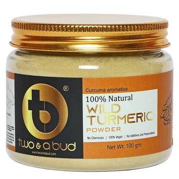 100% Natural Pure & Original Wild Turmeric Herb Powder|Kasturi Manjal For Glow Enhancing In your Face Skin 1