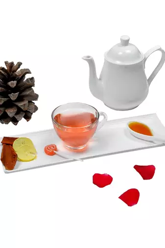 Two & a Bud Hibiscus lush Black Tea | Natural Whole Leaf Tea | Aromatic floral tea