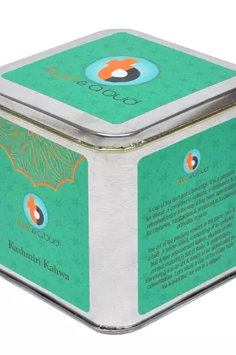 Two & a Bud Kashmiri Kahwa Green Tea | Natural Whole Leaf Tea | Boosts Immunity