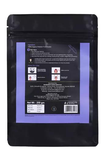 100% Organic Original & Pure Shikakai Fruit Powder|Acacia concinna for Hair Growth|Hair wash and conditioner