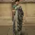 Bottle Green Satin Woven Saree With Unstitched Blouse Piece