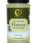 100% Natural & Chemical Free Men Women Henna|Mehandi Powder For Hair Colour and Hair growth (Light Green, Indigo-400g)