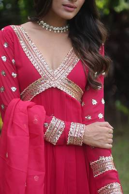 Premium Readymade Alia Cut Gown With Dupatta Set  6