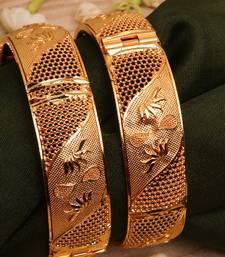 Traditional Gold-Plated Alloy Bangles Set